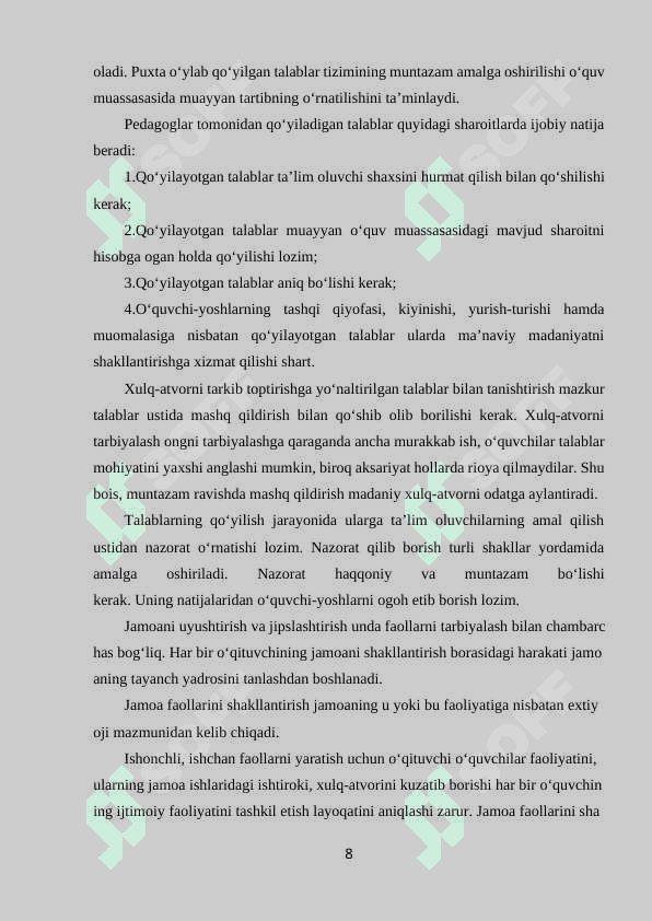 Jamoada oilani boshqarish 7