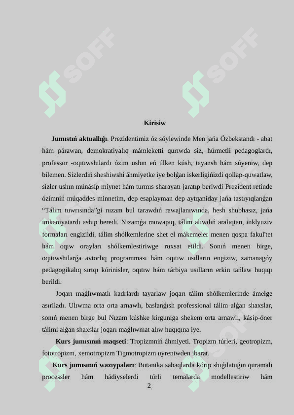Tropizm hám Nastiyalar 2