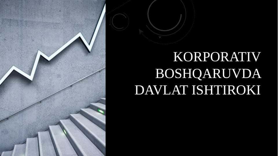 Korporativ boshqaruvda davlat ishtiroki