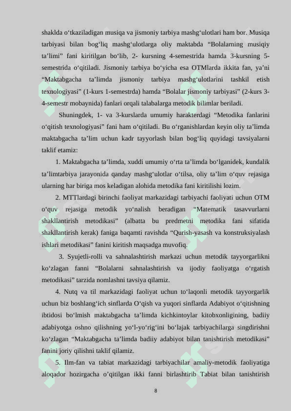 Maktabgacha ta’limning dolzarb masalalari 8