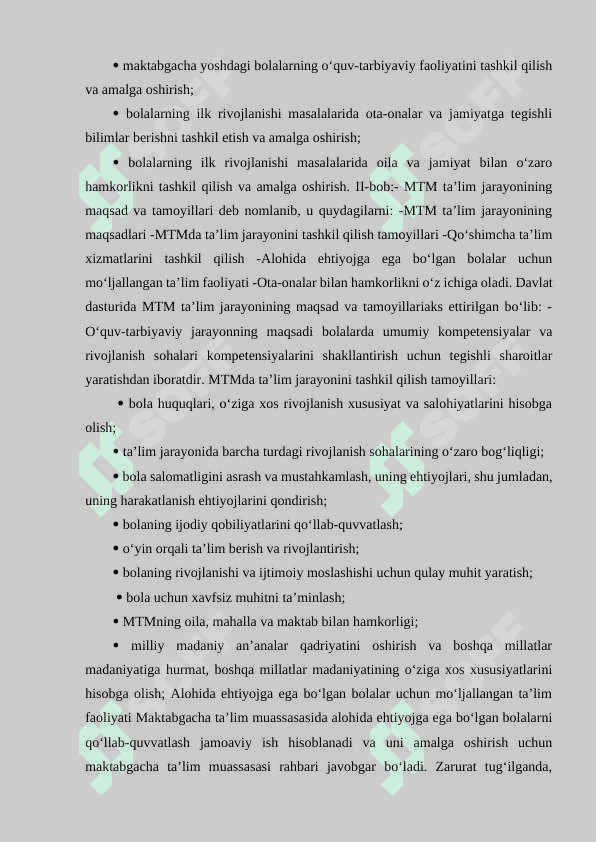 Maktabgacha taʼlim tashkilotida ilk qadam davlat dasturi asosida ishlash tartibi. 4