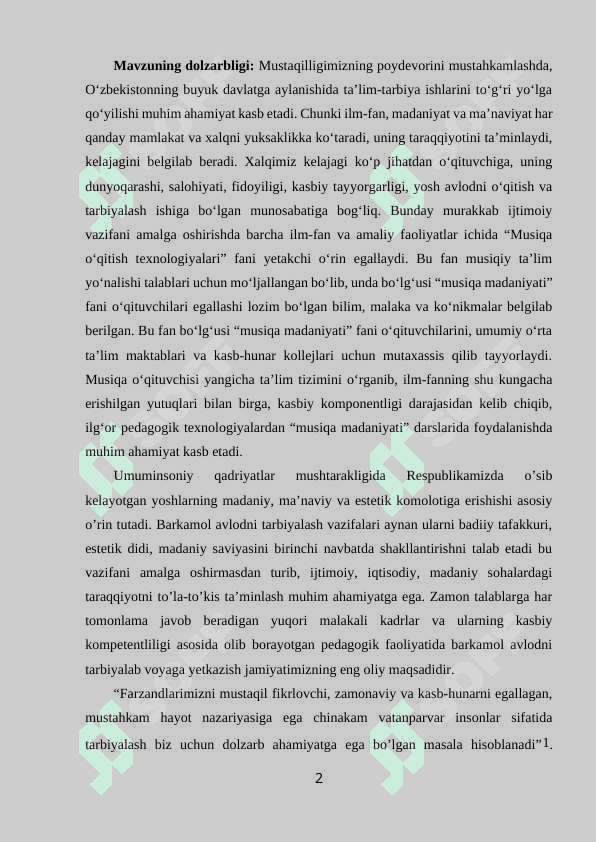 Jamoa bo’lib kuylash faoliyati samaradorligini ta’minlovchi texnologiyalar 2