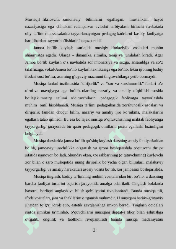 Jamoa bo’lib kuylash faoliyati samaradorligini ta’minlovchi texnologiyalar 3