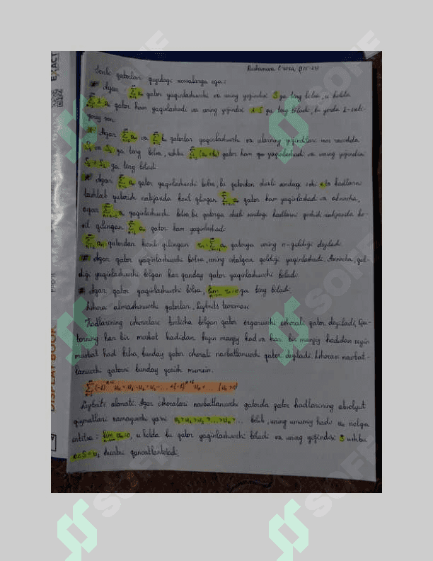 IXTIYORIY DAVRGA EGA BO‘LGAN FUNKSIYANI FURYE QATORIGA YOYISH. FURYE QATORLARINING TATBIQLARI. TAQRIBIY HISOBLASHLARDA DARAJALI QATORLARNING QO‘LLANILISHI 2