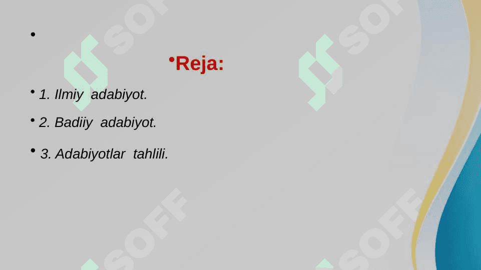 Ilmiy adabiyot va badiiy adabiyot tahlili 2