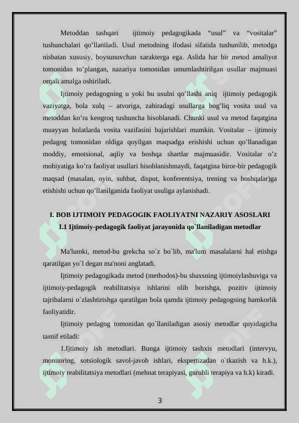 IJTIMOIY-PEDAGOGIK FAOLIYAT METODIKASI VA TEXNOLOGIYASI 3