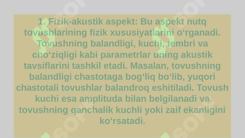 Fonetikaning 4 aspekti.Ona tili 4