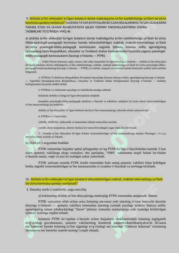 Ijtimoiy himoya milliy agentligi va uning muassasalariga ishga kirish uchun suhbat bosqichida tushadigan savollar hamda javoblari. 5