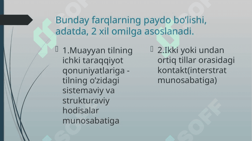 Hozirgi o’zbek tilining tarixiy ildizlari va dialektal asoslari 8