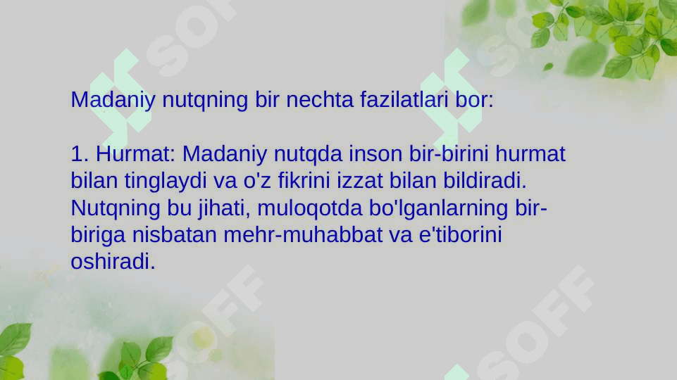 Madaniy nutq fazilatlari 4