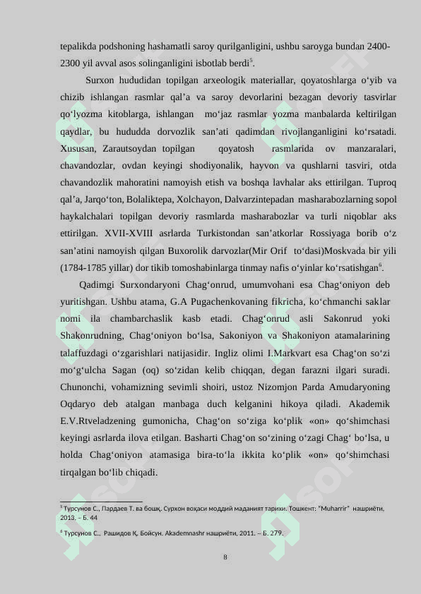 CHAVANDOZLIK SAN’ATI TARIXIY MANBALARDA 8