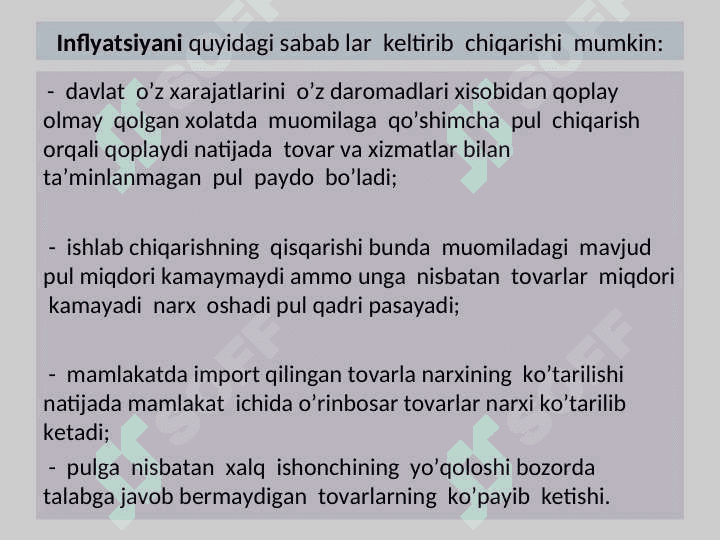 Pul va inflyatsiya 4