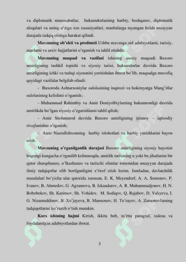 Buxoro amirligi tashkil topishi va siyosiy... .pdf Yuklandi 381 KB 3