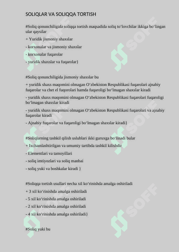 SOLIQ VA SOLIQQA TORTISH SAVOL VA JAVOBLARI docx 5