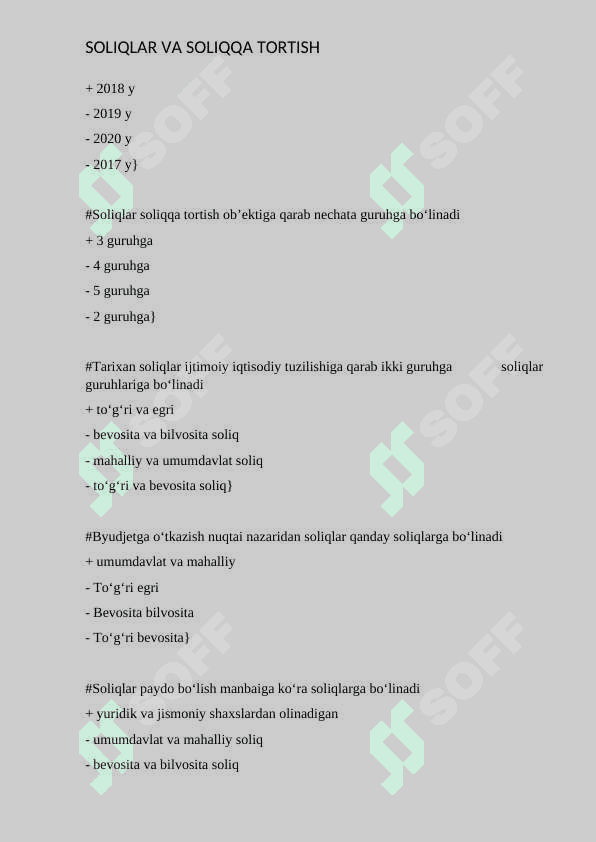 SOLIQ VA SOLIQQA TORTISH SAVOL VA JAVOBLARI docx 7