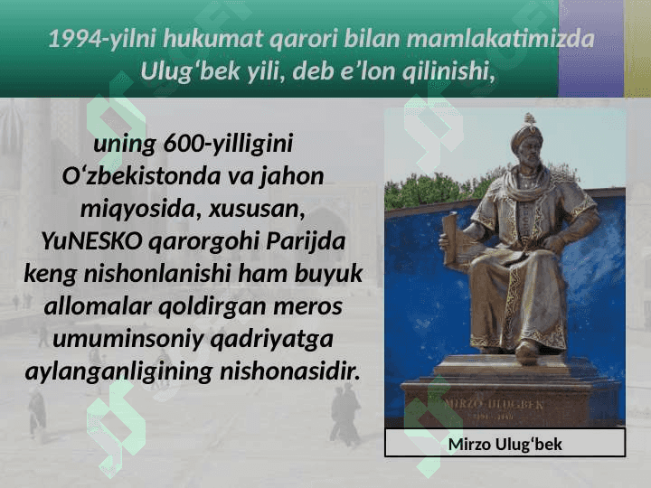 O‘zbekistonda ma’naviy va tarixiy merosning tiklanishi 4
