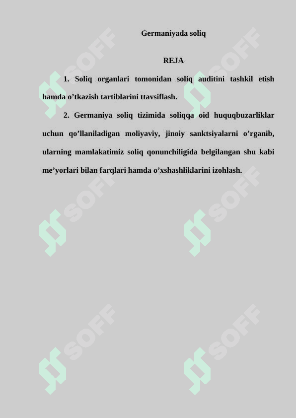 Germaniyada soliq 2