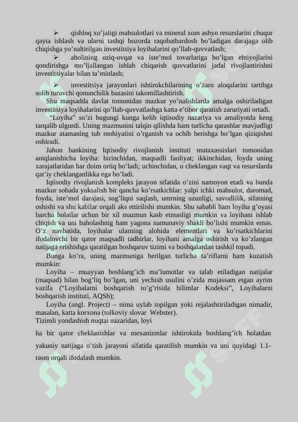 Loyihalarni boshqarish UMK 4