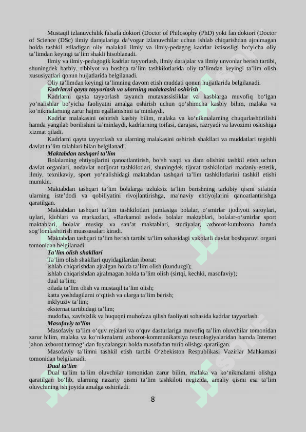 UMUMIY PEDAGOGIKA 8