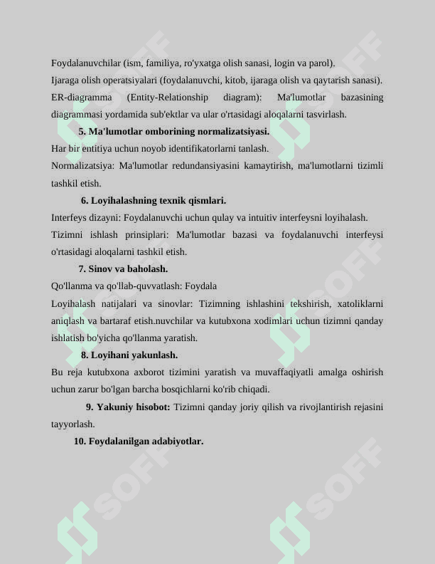 KUTUBHONA KONSEPTUAL MANTIQIY,AXBOROT TIZIMLARINI LOYIHALASH 3