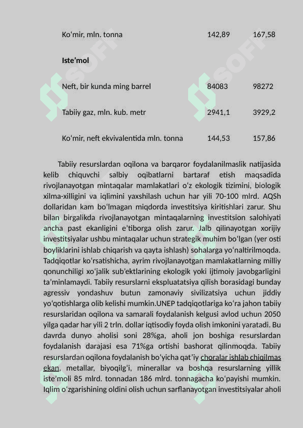 Yashil iqtisodiyot”ga o’tish  siyosati. 5