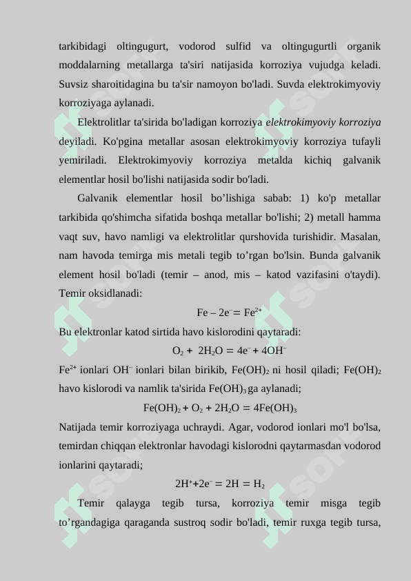 Metal va metalmaslar ,ularning umumiy xossalari, olinishi va ishlatilishi 7