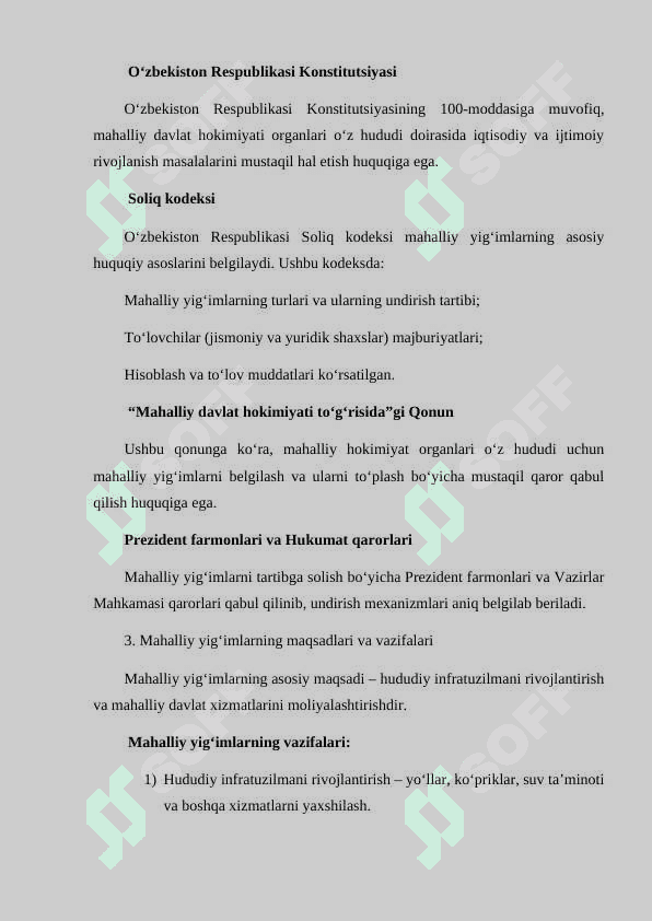 Soliq va soliqqa tortish fanidan kurs ishi 6