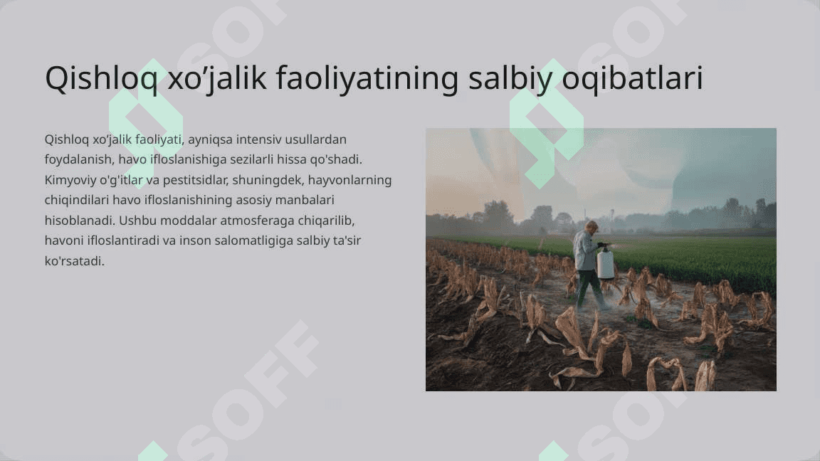 Havoning ifloslanishiga tasir etuvchi omillar 3
