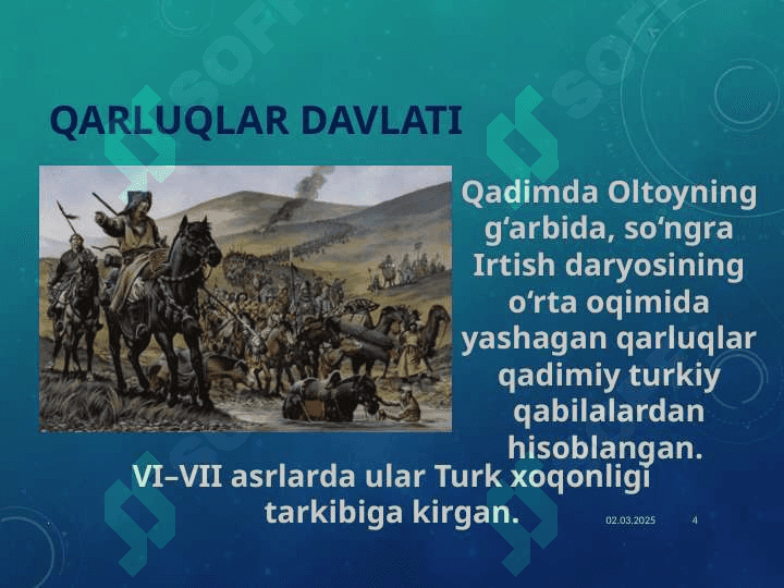 Qarluqlar, O‘g‘uzlar, Tohiriylar 4