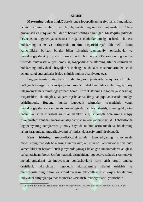 O'zbekistonda logopediyaning rivojlanishi 2