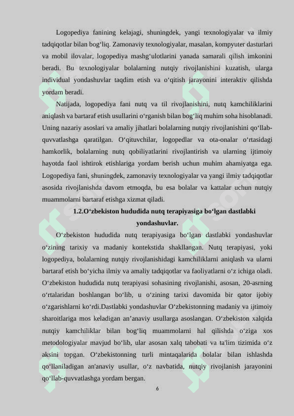 O'zbekistonda logopediyaning rivojlanishi 6