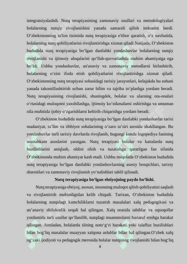 O'zbekistonda logopediyaning rivojlanishi 8