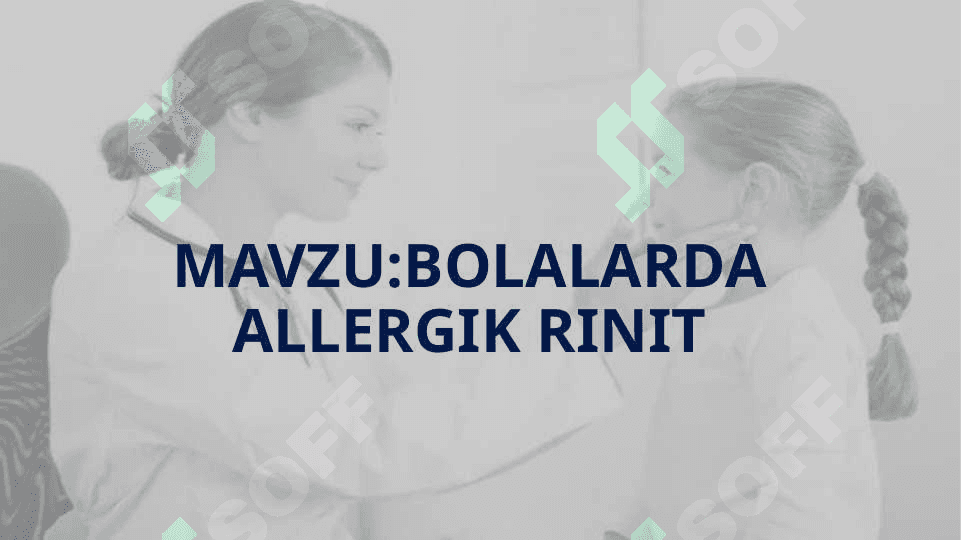 BOLALARDA ALLERGIK RINIT 2