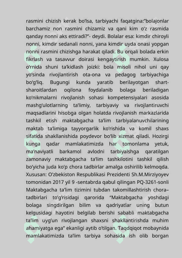 “ILK QADAM” DAVLAT O‘QUV DASTURI ASOSIDA FAOLIYAT MARKAZLARIDA 4