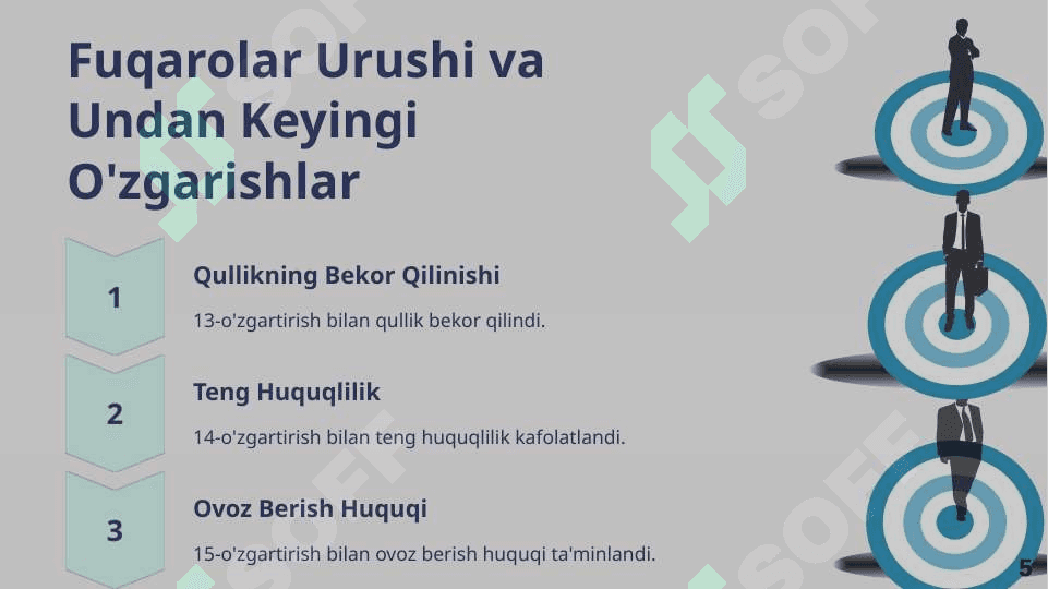 Eng yangi davrda AQSH huquqining shakllanishi va asosiy belgilari 5