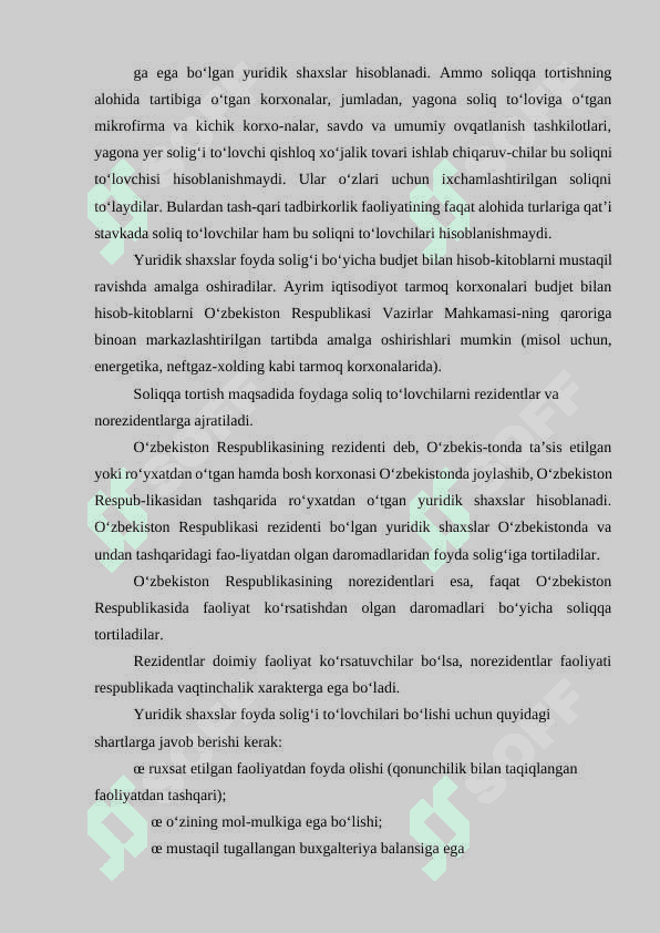 Yuridik va jismoniy shaxslar to‘laydigan soliqlar va yig‘imlar 4