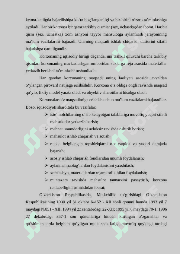 Qayta ishlash korxonalarida mahsulot ishlab chiqarish va sotish 2