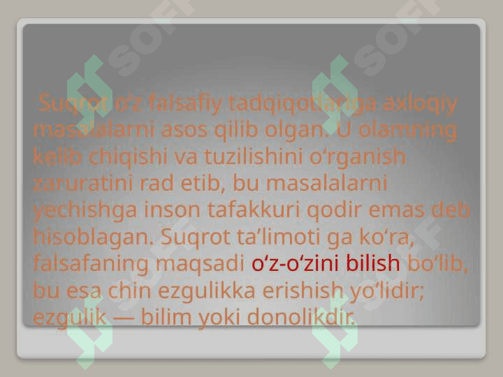 Suqrot buyuk mutafakkir mavzuida tarixiy badia tayyorlash. 3