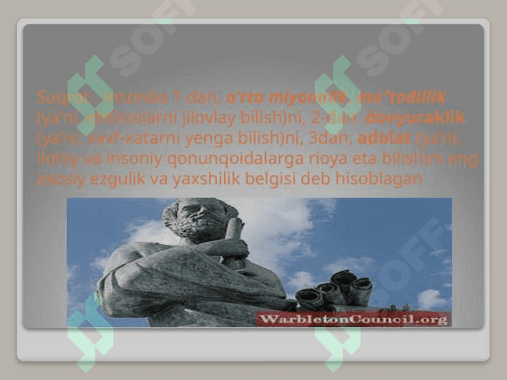 Suqrot buyuk mutafakkir mavzuida tarixiy badia tayyorlash. 4