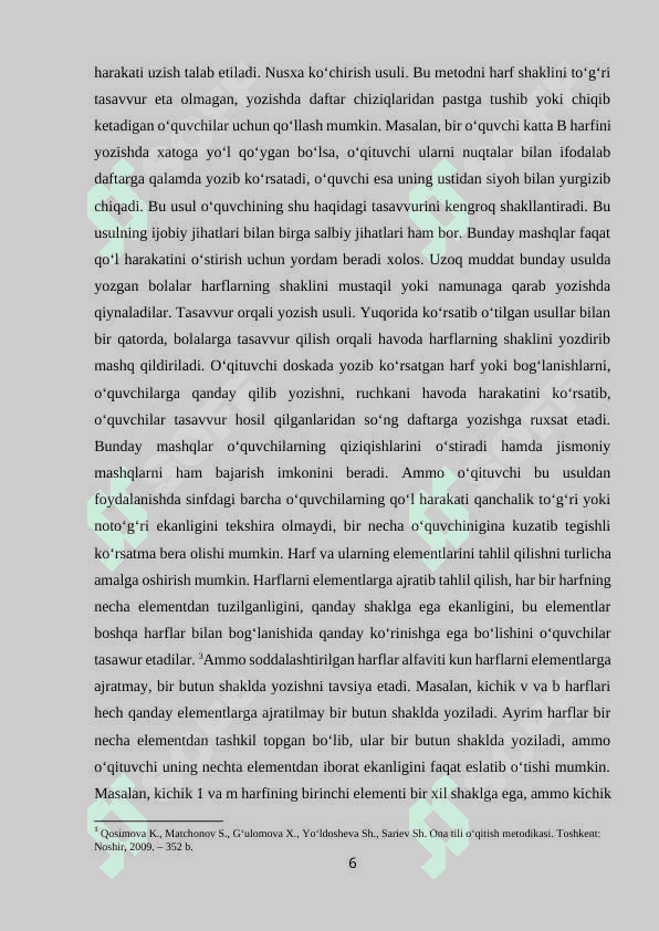 HUSNIXAT METODIKASINING PREDMETI,VAZIFALARI VA HUSNIXATGA O‘RGATISHNING AHAMIYATI. 5
