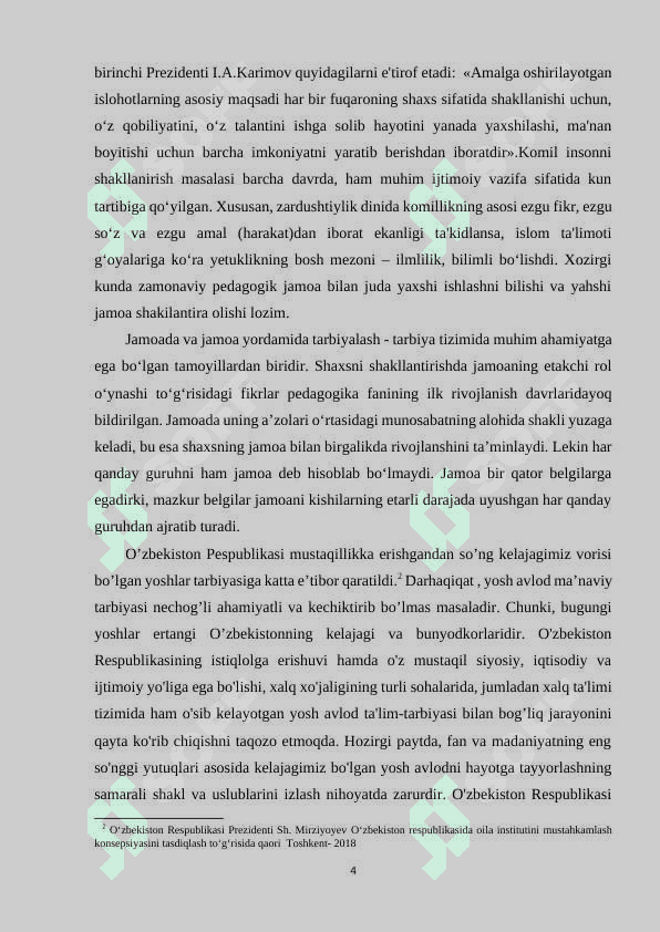 Jamoani istiqbolini belgilovchi tarbiyaviy tadbirlarni tashkil etish usullari 4