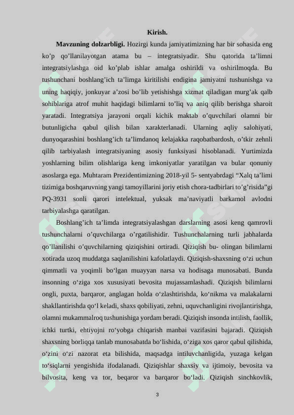 Boshlang‘ich sinflarda ta’limni tashkil qilish texnologiyalari 3