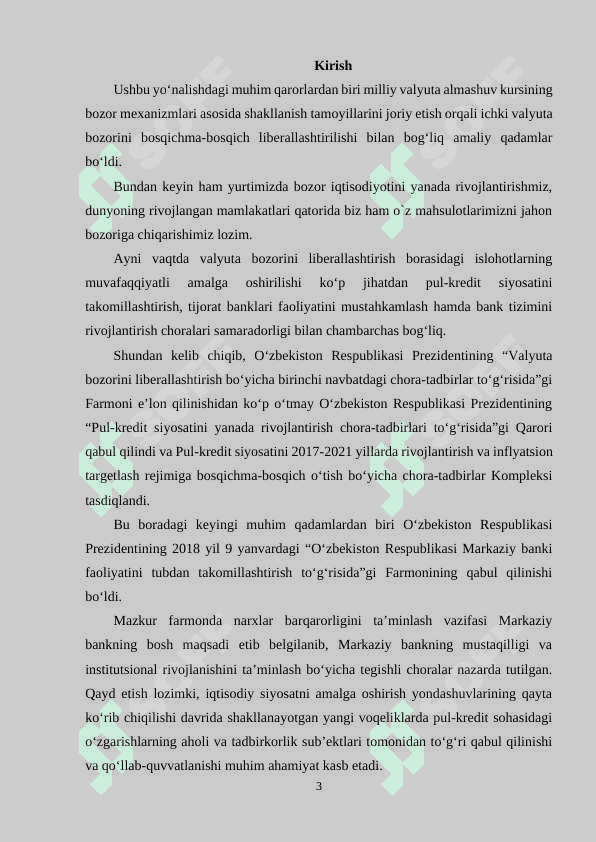 Pul kredit siyosatining vositalari 3