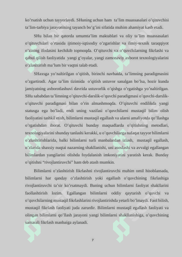 3-sinf matematika darslarida axborot texnologiyalaridan foydalanish 7