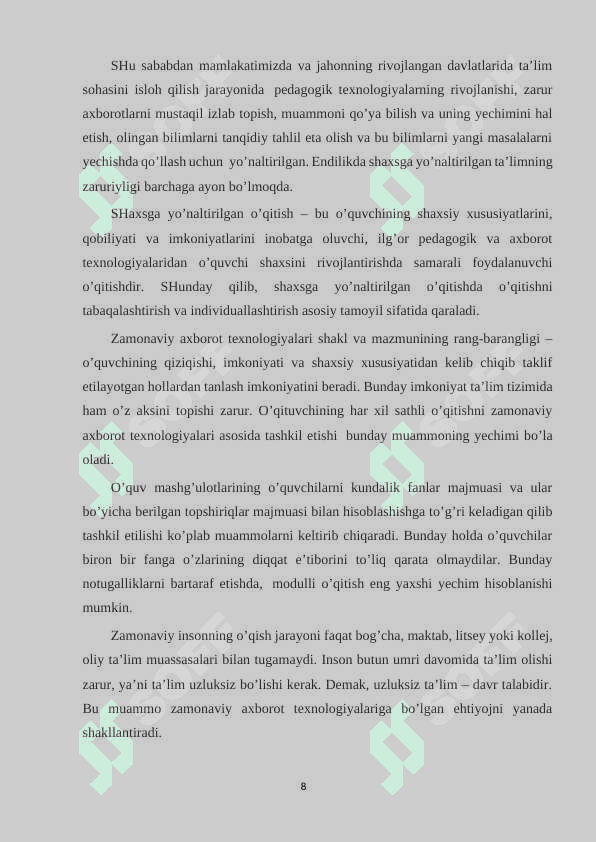 3-sinf matematika darslarida axborot texnologiyalaridan foydalanish 8