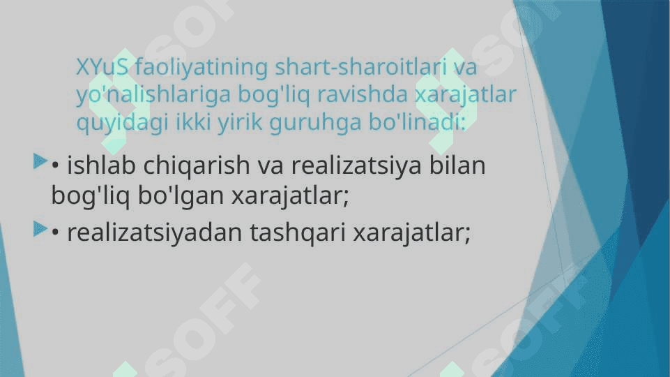 XO'JALIK YURITUVCHI SUB'EKTNING ISHLAB CHIQARISH CHIQIMLARI, FOYDASI VA RENTABELLIGI 8