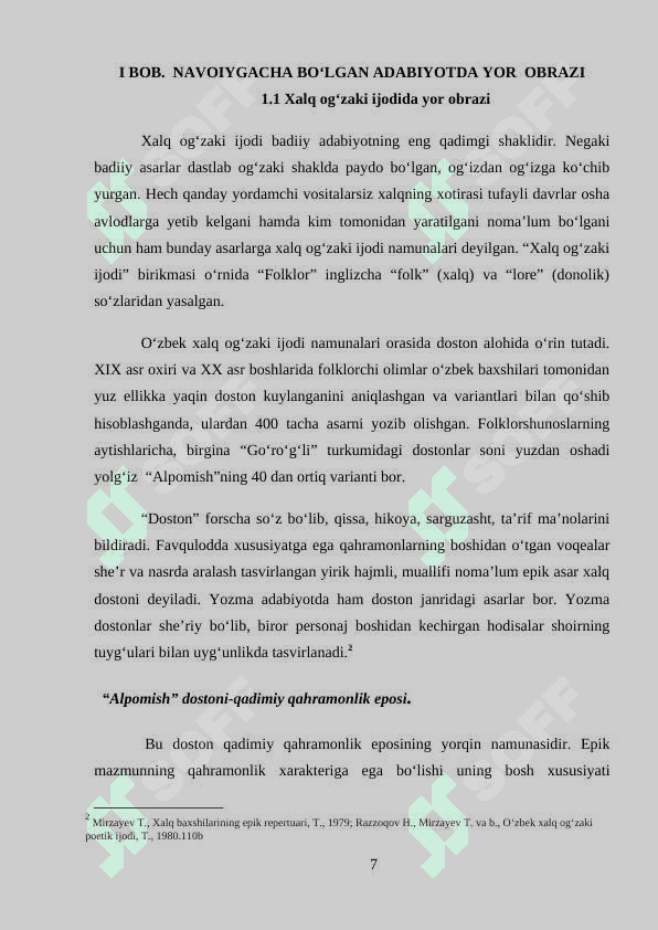 АLISHЕR NАVОIY IJОDIDА YOR OBRAZI TAKOMILI 7