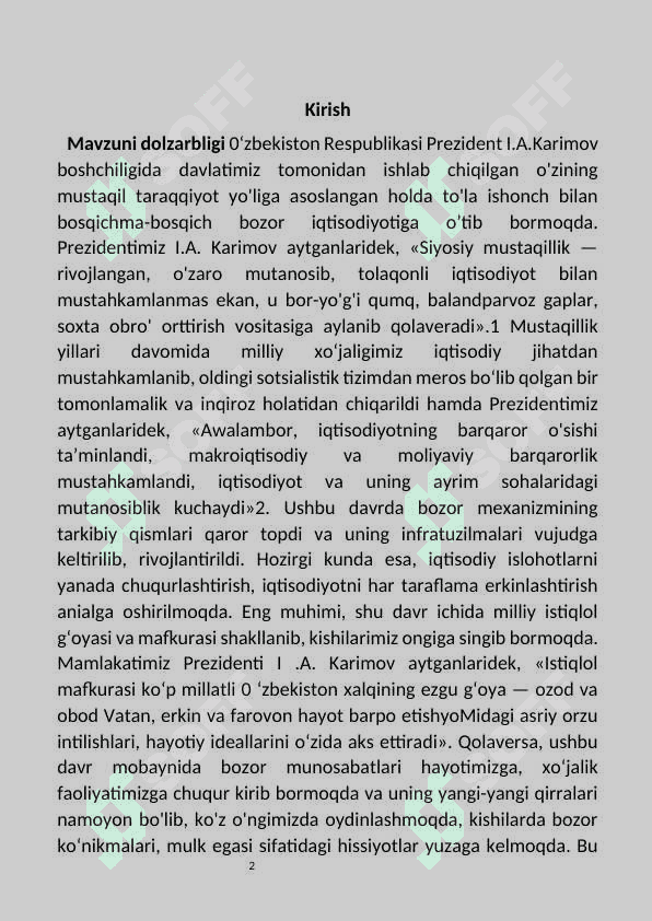 Neoliberalizm va ijtimoiy bozor xo`jaligi 2