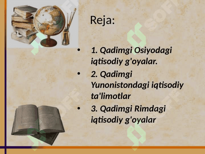 Qadimgi dunyodagi iqtisodiy jihatlari 2