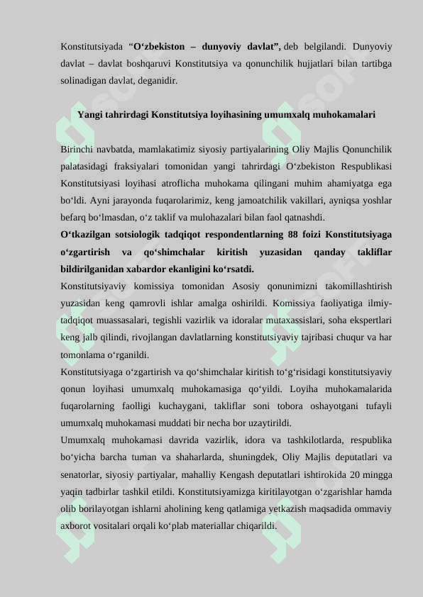 Yangi tahrirdagi konstitutsiyaning qabul qilish zaruriyatlari 7